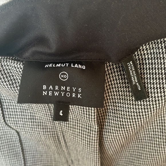 Helmet Lang Wool Houndstooth Cropped Flare Trousers - Picture 11 of 11